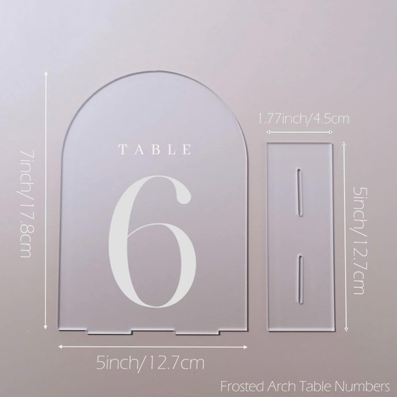 Table numbers (1-15) - Picture 2 of 6